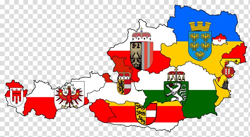 Flags and coats of arms of the Austrian states Austria-Hungary Flag of Austria Map, Austria-Hungary Flag transparent background PNG clipart