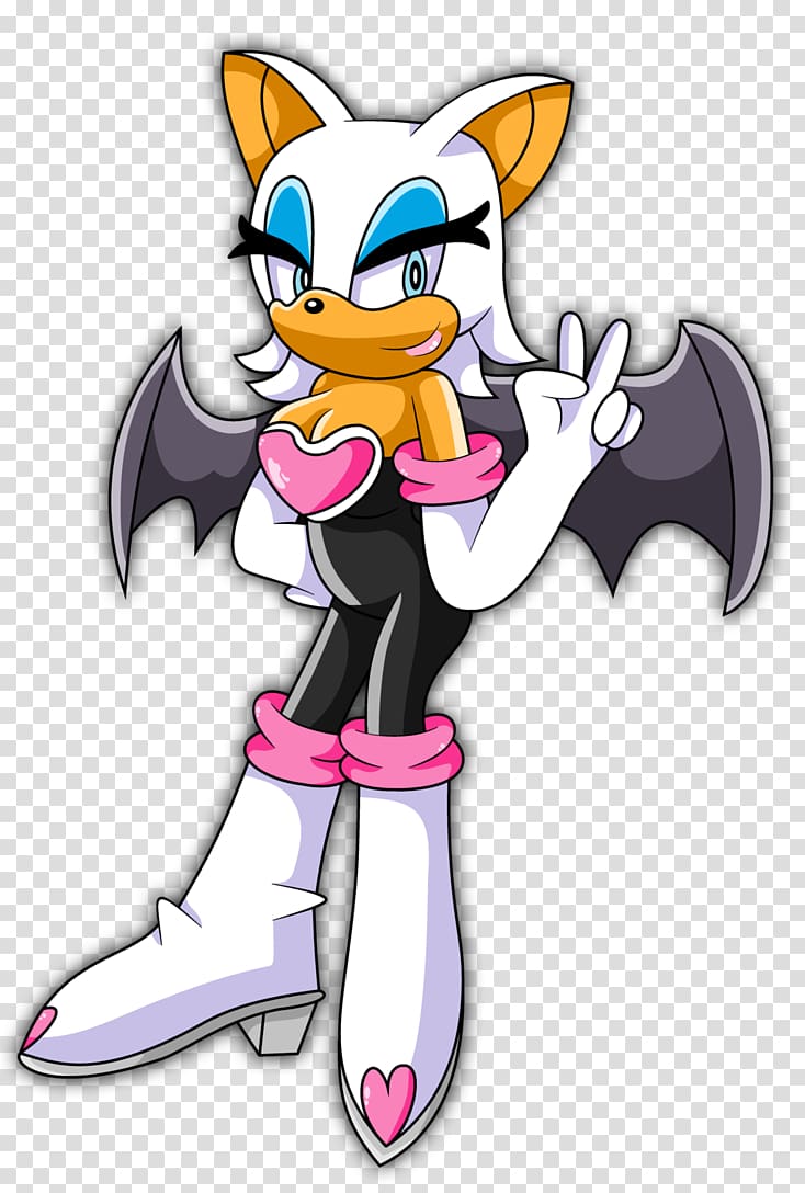 Rouge the Bat Amy Rose Sonic Adventure 2 Princess Sally Acorn, bat transparent background PNG clipart