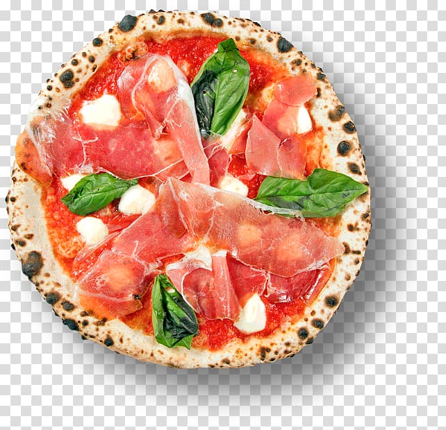 California-style pizza Sicilian pizza Prosciutto Bresaola, pizza transparent background PNG clipart