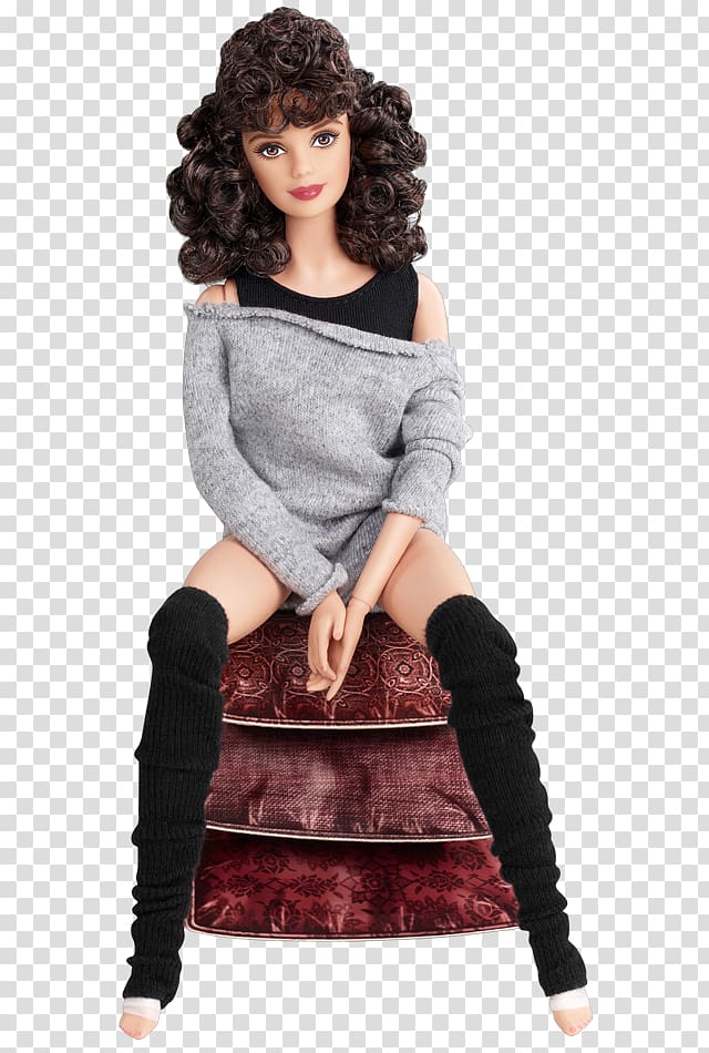Jennifer Beals Flashdance Barbie San Diego Comic-Con Doll, pink singer transparent background PNG clipart
