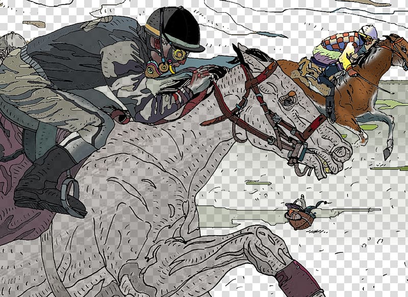 Horse Illustration, Rider illustration transparent background PNG clipart