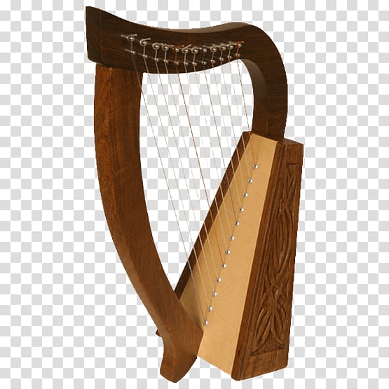 Celtic harp Musical Instruments Celtic music, irish instrument transparent background PNG clipart
