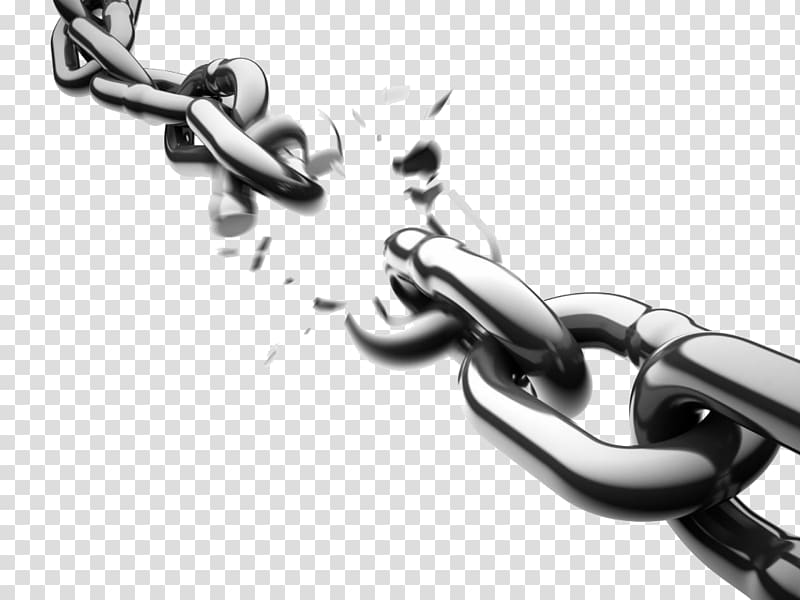 broken metal chain , Break Every Chain Computer Icons , chain transparent background PNG clipart
