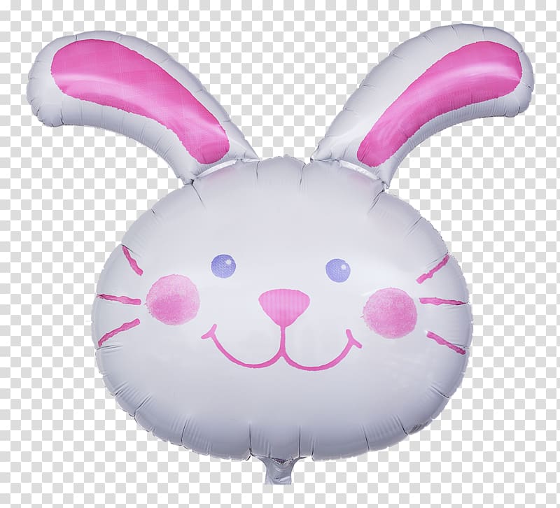 Toy balloon Easter Bunny Rabbit Gas balloon, balloon transparent background PNG clipart