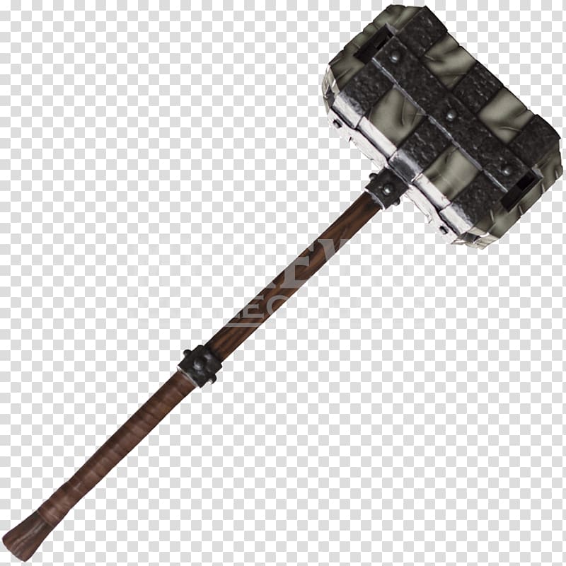 Live action role-playing game larp axe Dungeons & Dragons War hammer, Hand Painted Battlefield Weapons transparent background PNG clipart