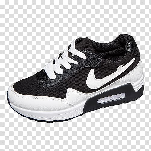 Sneakers Skate shoe Nike White, Black Nike Air shoes transparent background PNG clipart