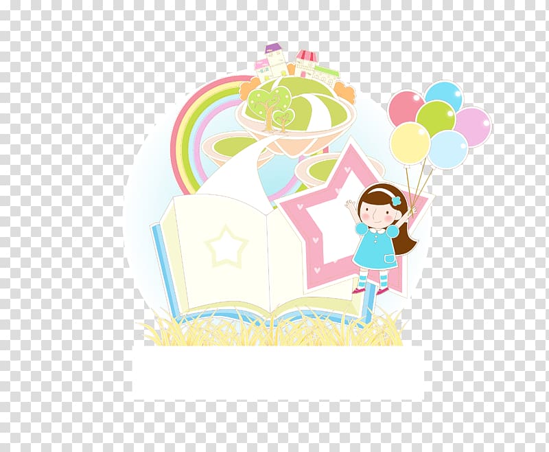 Children\'s Day Poster, Cartoon pink child illustration transparent background PNG clipart
