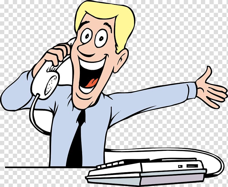 Telephone call Mobile phone Telephone card , Telephone consultation man transparent background PNG clipart