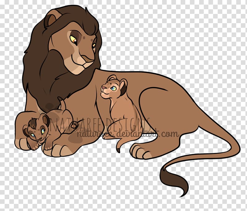 Lion Panther Simba Cat Timon, lion family transparent background PNG clipart