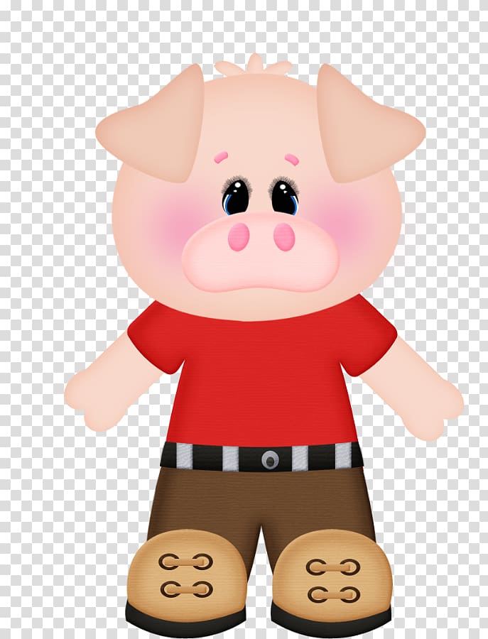 Domestic pig The Three Little Pigs , pig transparent background PNG clipart