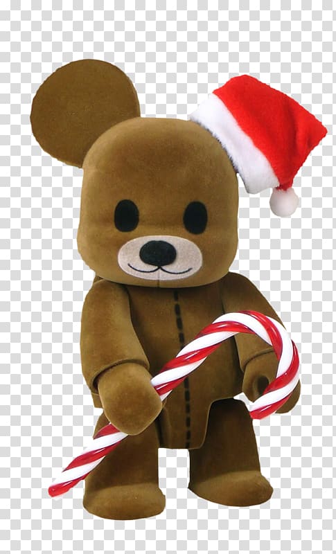 Teddy bear Qee Christmas, Wearing a bear bear transparent background PNG clipart