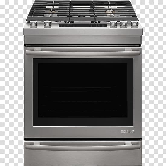 Cooking Ranges Gas stove Jenn-Air Home appliance Stainless steel, stove transparent background PNG clipart