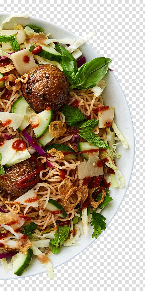 Chow mein Chinese noodles Fried noodles Vietnamese cuisine Chop\'t, salad transparent background PNG clipart