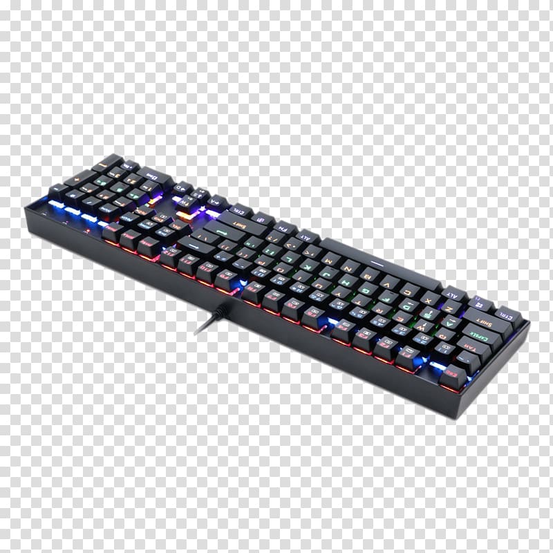 Computer keyboard Gaming keypad RGB color model Computer mouse Backlight, vara transparent background PNG clipart