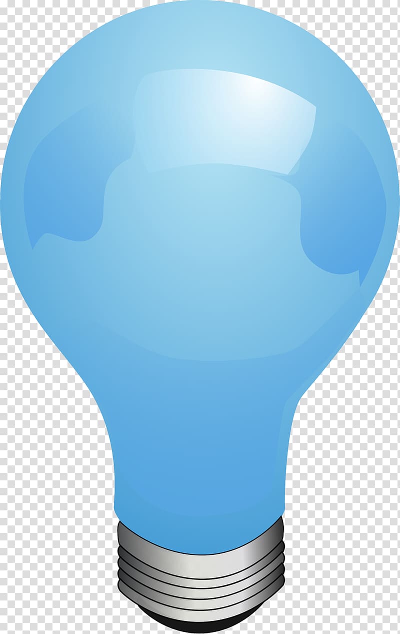Incandescent light bulb Electric light Animation , Blue balloons transparent background PNG clipart