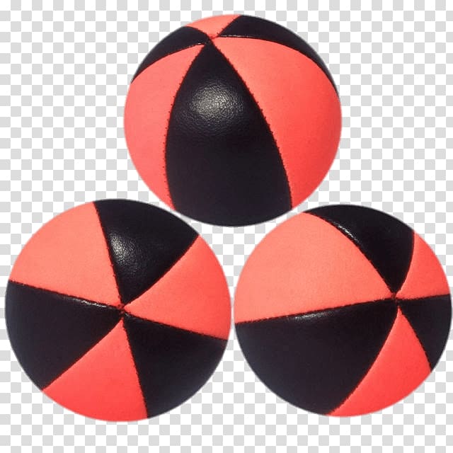 three red-and-black basketballs , Two Coloured Juggling Balls transparent background PNG clipart