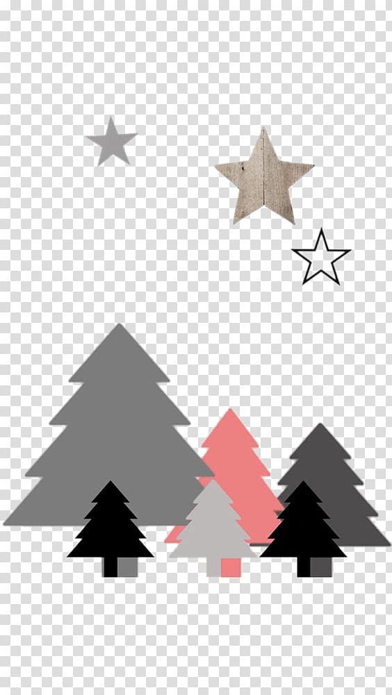 iPhone 6 iPhone 4 Christmas tree , Hand-painted Christmas tree background transparent background PNG clipart