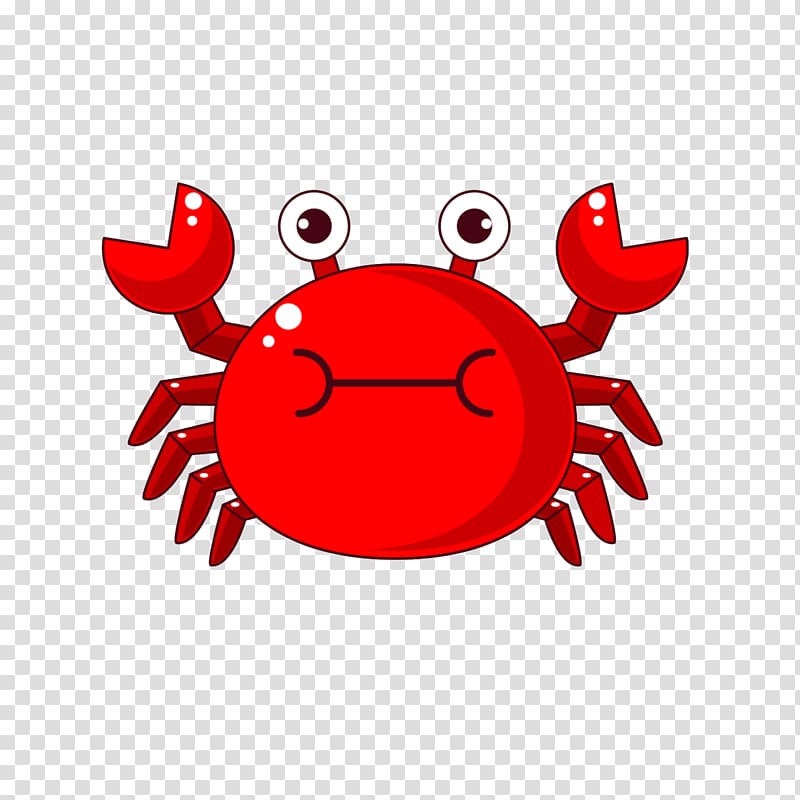 red crab illustration, Crab Child, Cartoon crab transparent background PNG clipart