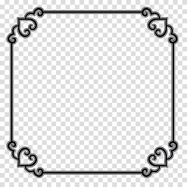 Square Decorative Border Transparent Background Png Clipart