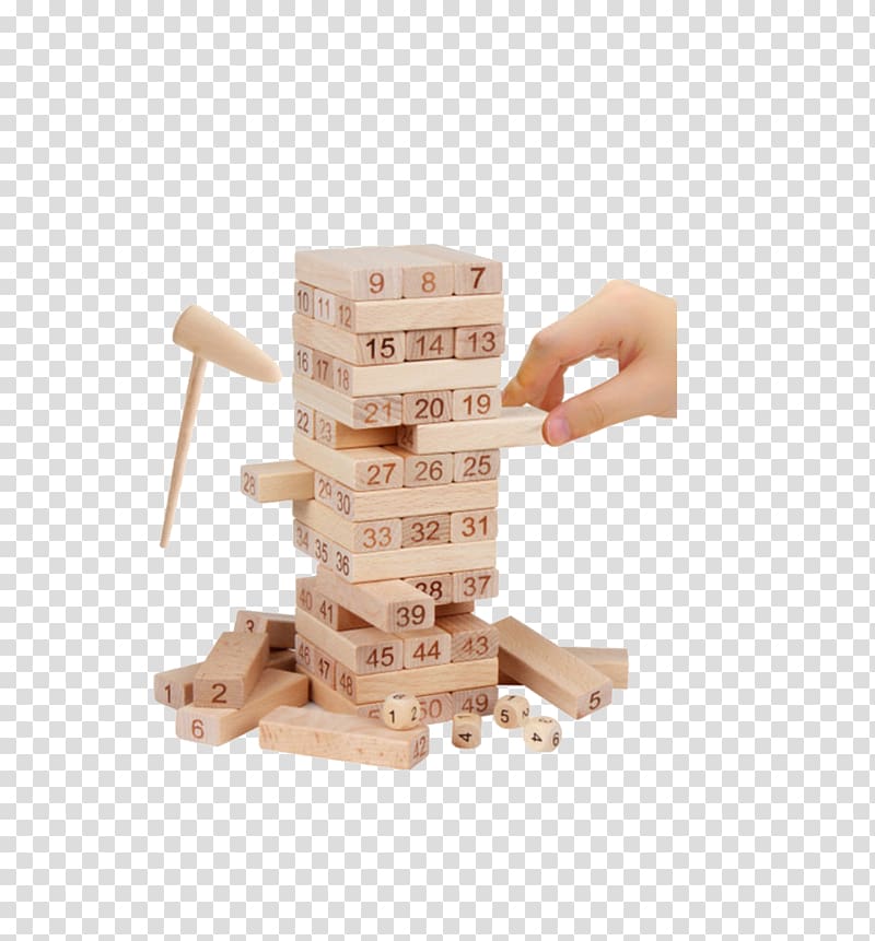 Jenga Amazon.com Toy block Board game, Toy building blocks transparent background PNG clipart