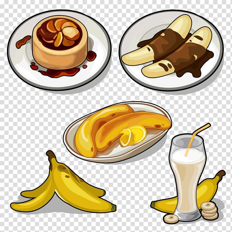 Juice Banana pudding Pisang goreng, Banana Banana Chocolate Banana juice transparent background PNG clipart