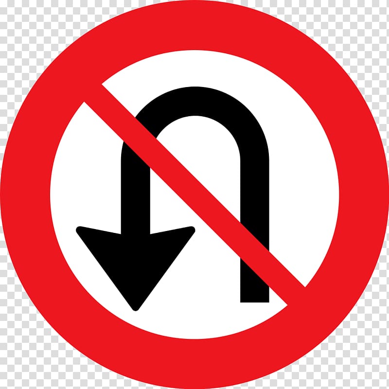 Traffic sign U-turn No symbol, others transparent background PNG ...