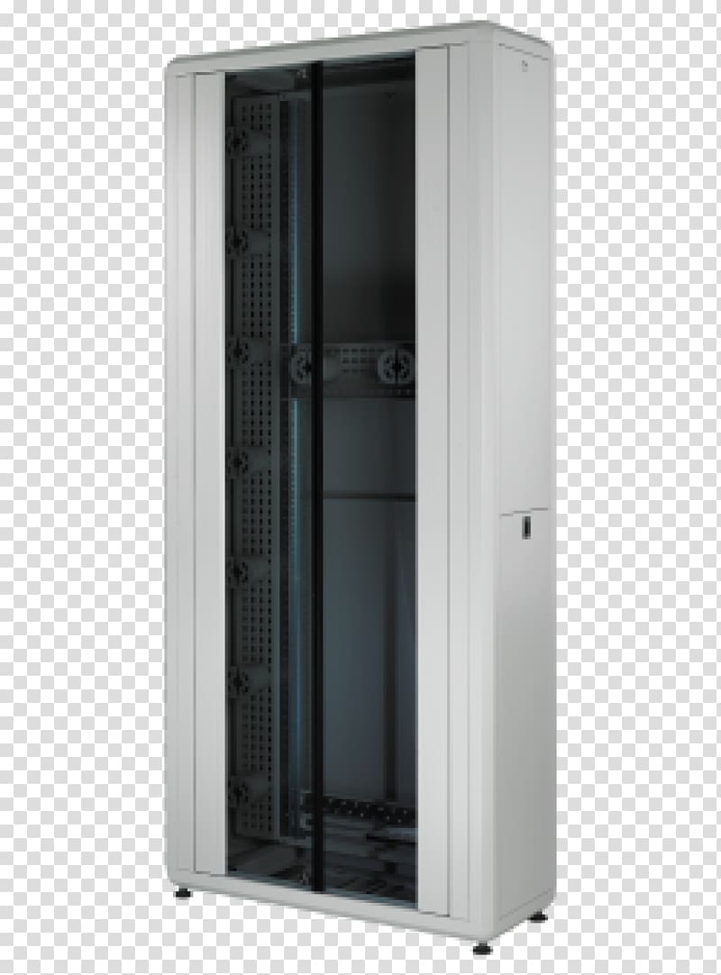 19-inch rack Wiring closet Armoires & Wardrobes Door Optical fiber, door transparent background PNG clipart