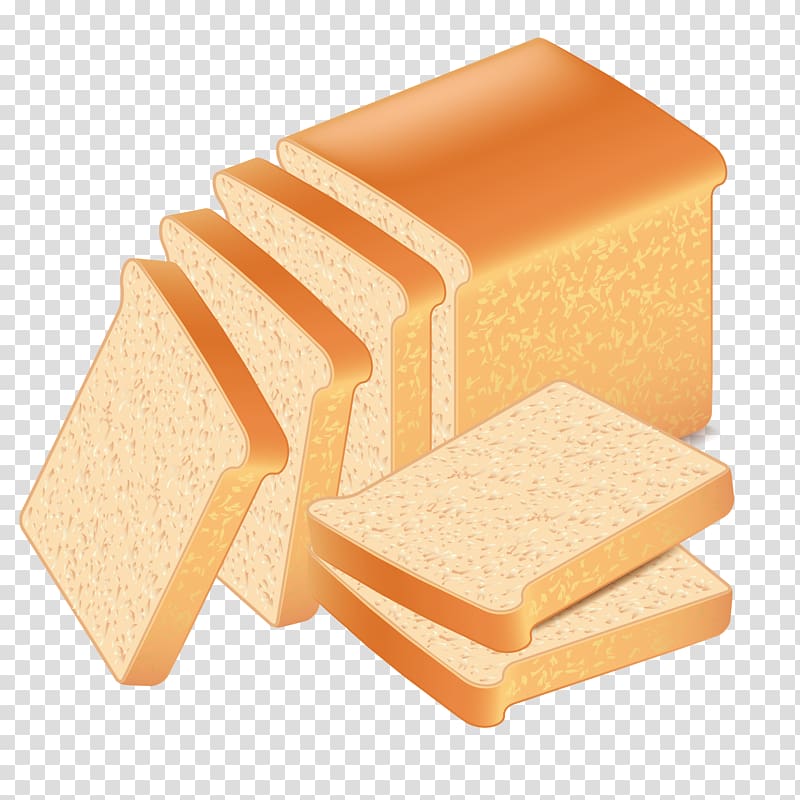 Toast White bread Breakfast Sliced bread, Delicious bread transparent background PNG clipart
