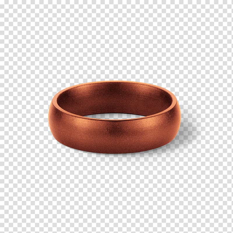 Wedding ring Metal QALO Copper, realistic copper alphabet transparent background PNG clipart