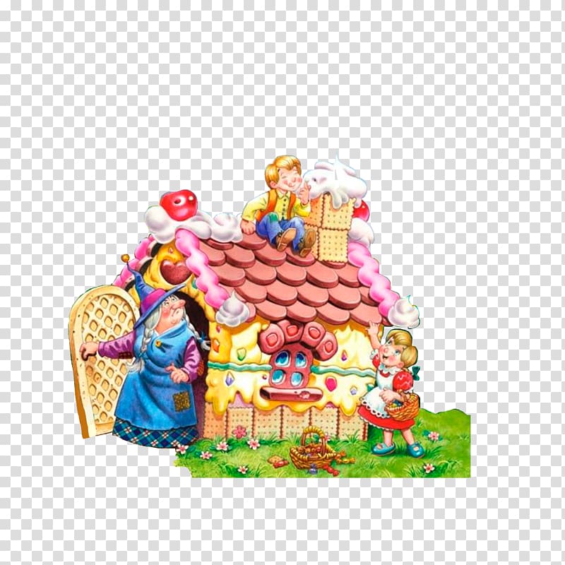 Hansel and Gretel Grimms Fairy Tales Bajki samograjki Baba Yaga Little Red Riding Hood, A child who eats candy houses transparent background PNG clipart