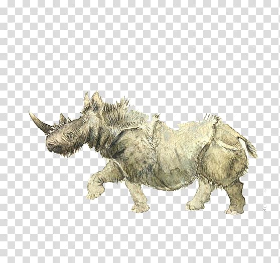 Rhinoceros 3D Icon, Wearing armor rhino transparent background PNG clipart
