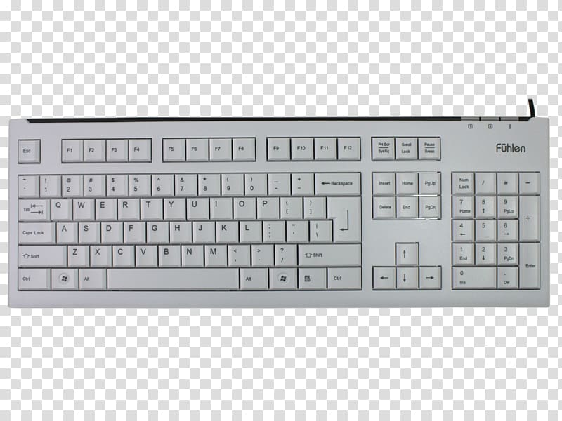 Computer keyboard Macintosh Atari ST Amiga, White Keyboard transparent background PNG clipart