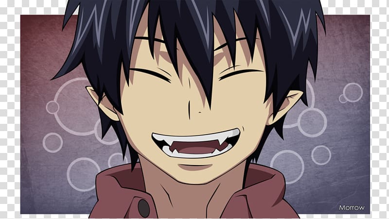 Rin Okumura Blue Exorcist Smile, smile transparent background PNG clipart