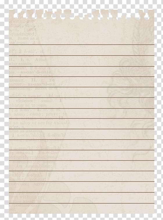 Paper Digital scrapbooking Material Notebook, paper transparent background PNG clipart