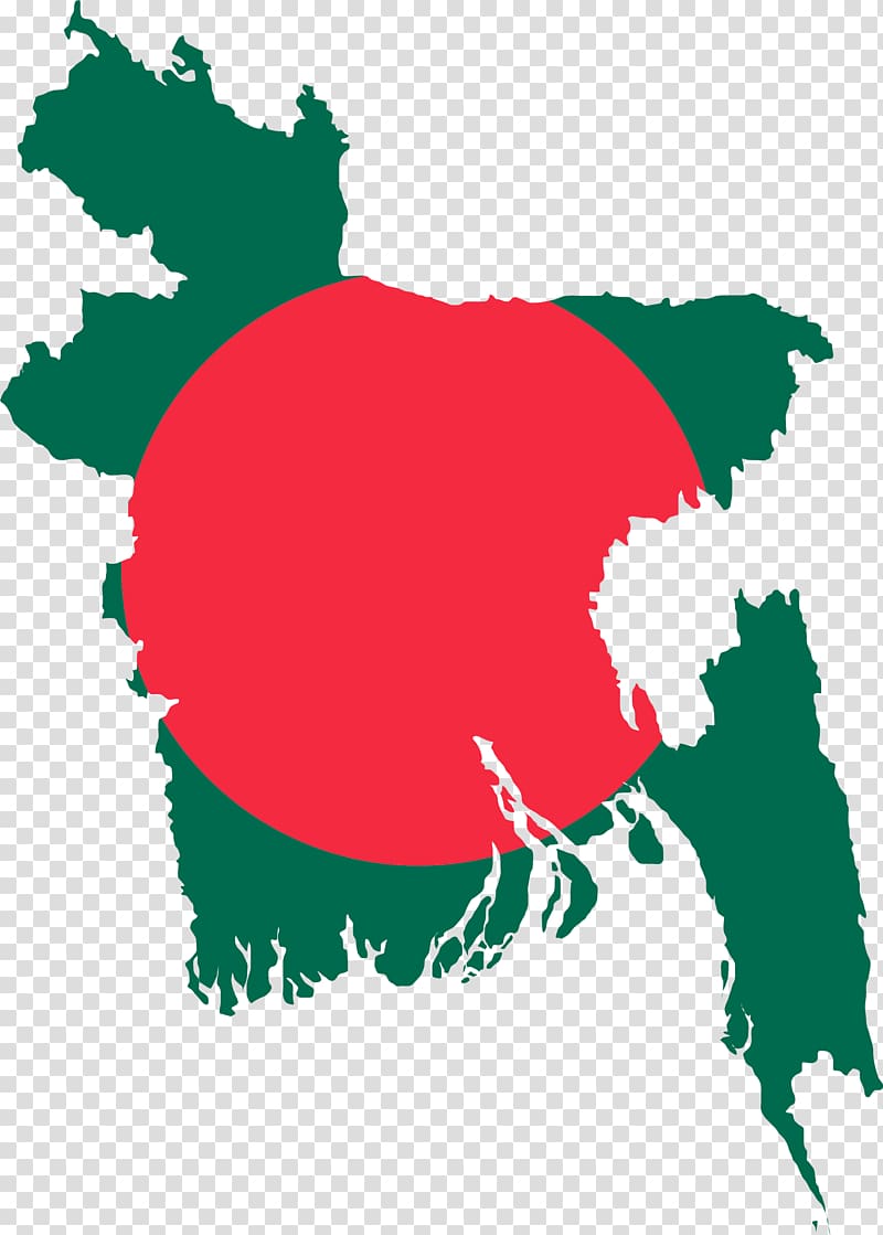 Flag Of Bangladesh Mapa Polityczna Country 