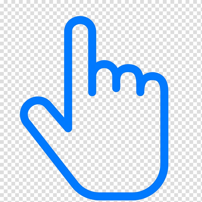 Pointer Index finger Computer Icons Cursor, cursor transparent background PNG clipart