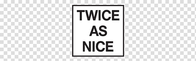 twice as nice text, Twice As Nice Logo transparent background PNG clipart