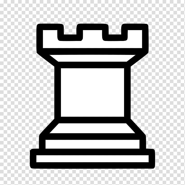 Chess piece Rook Chessboard Pawn, white Tile transparent background PNG clipart