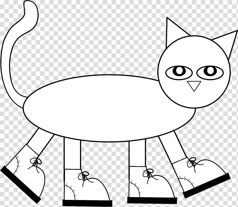 cat coloring page transparent background png cliparts free