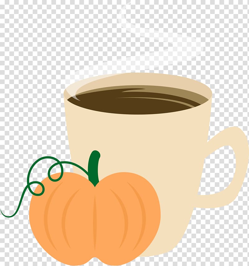 Coffee cup Pumpkin pie spice Pumpkin Spice Latte , Coffee transparent background PNG clipart