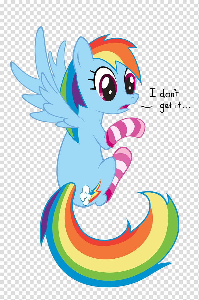Rainbow Dash My Little Pony Sock Knee highs, Rainbow Road transparent background PNG clipart