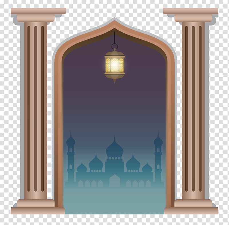 Column Arch Euclidean , Hand-painted European-style column transparent background PNG clipart