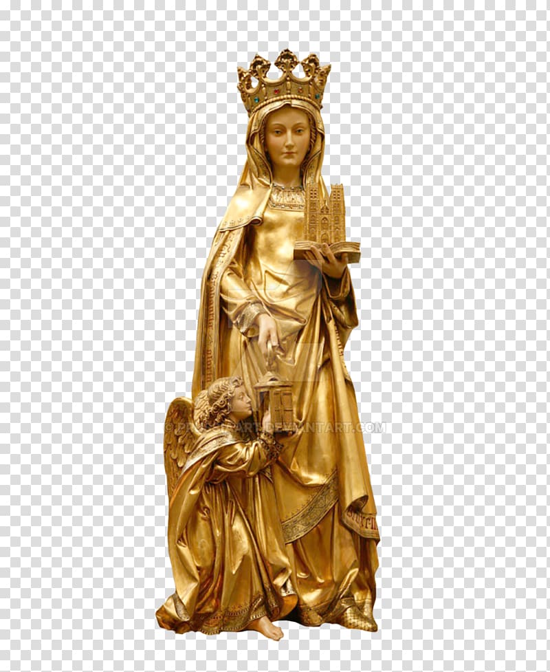 Statue Bronze sculpture Classical sculpture Figurine, angel crown transparent background PNG clipart