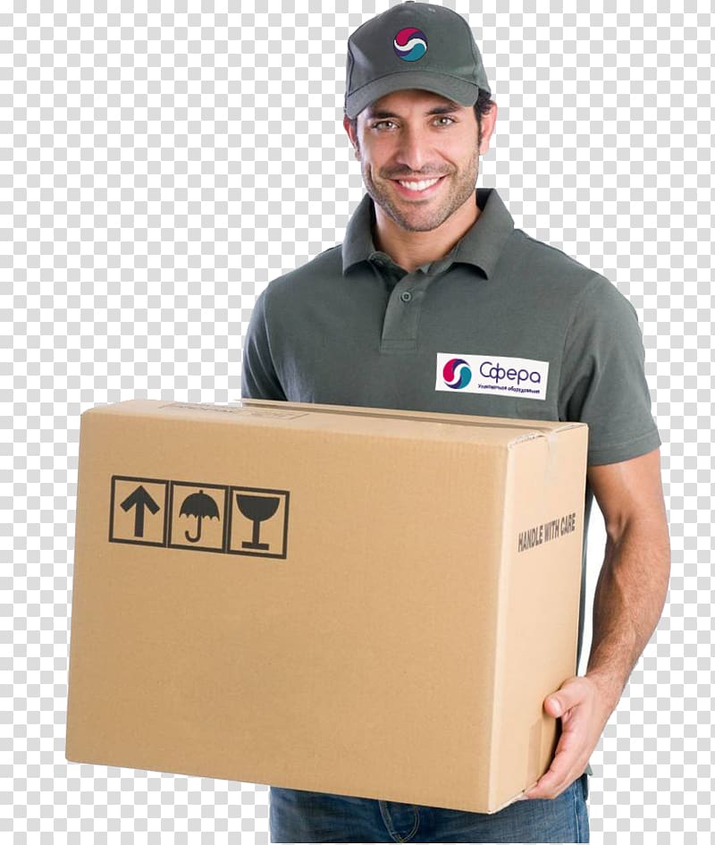 Mover Courier Package delivery Parcel, cargo transparent background PNG clipart