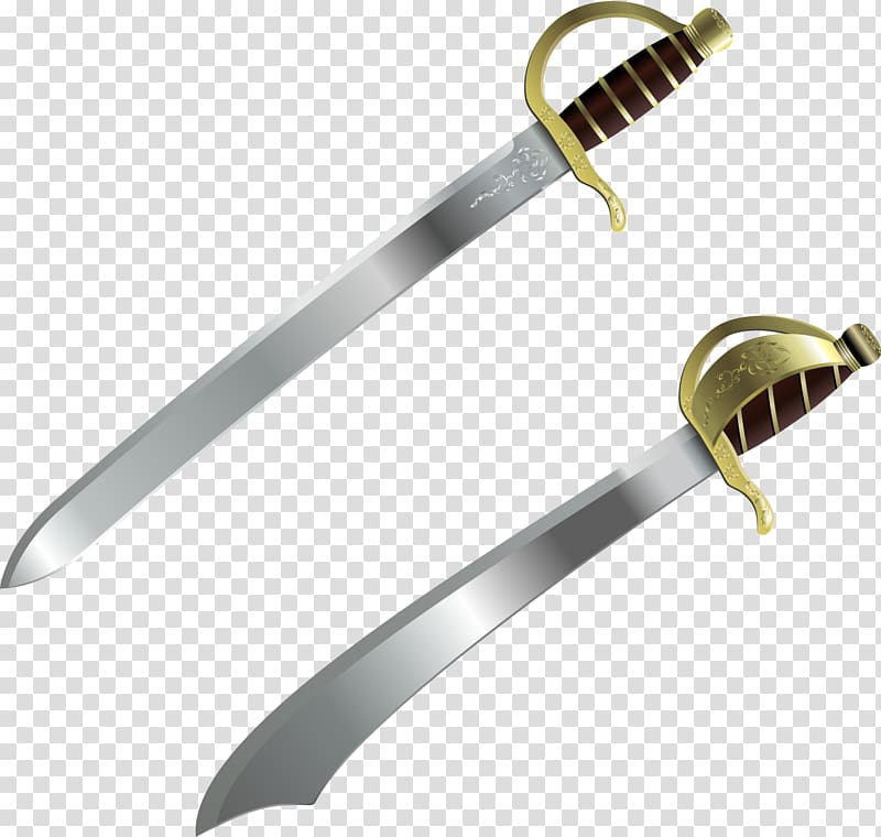 Sword Knife Piracy, Viking knight sword knife material Free transparent background PNG clipart