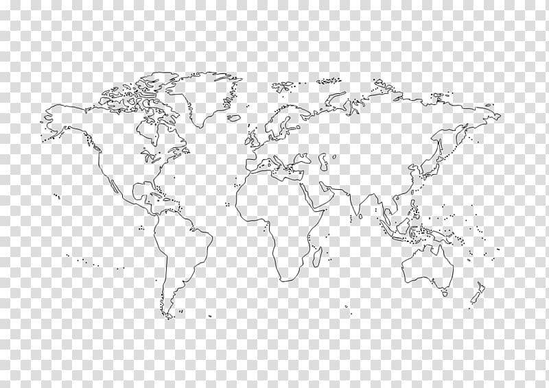World map Blank map Globe, world map transparent background PNG clipart