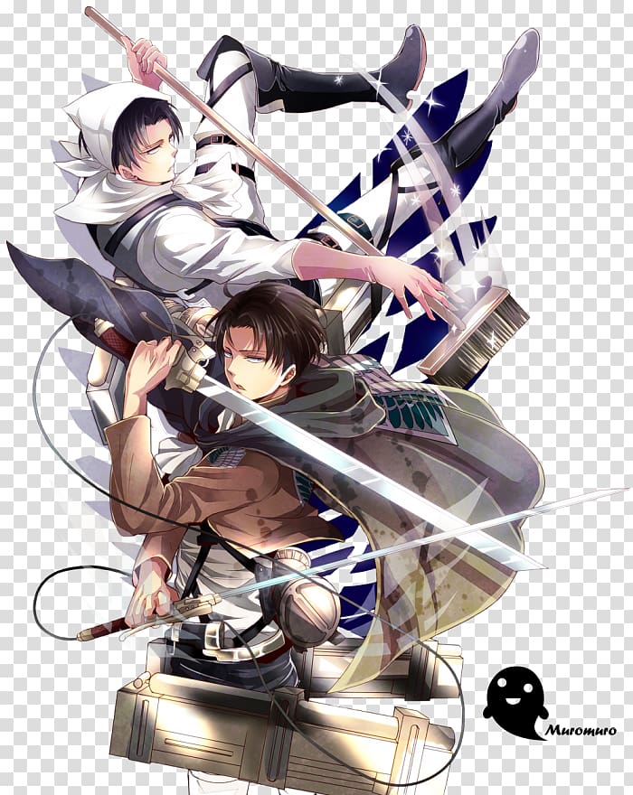 Levi Eren Yeager A.O.T.: Wings of Freedom Attack on Titan Mikasa Ackerman, Anime transparent background PNG clipart