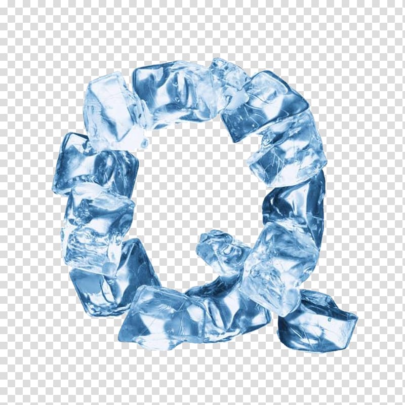 Letter English alphabet Ice, Ice letters transparent background PNG clipart