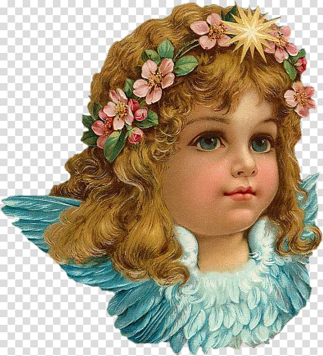 Victorian era Cherub Fallen angel , angel transparent background PNG clipart
