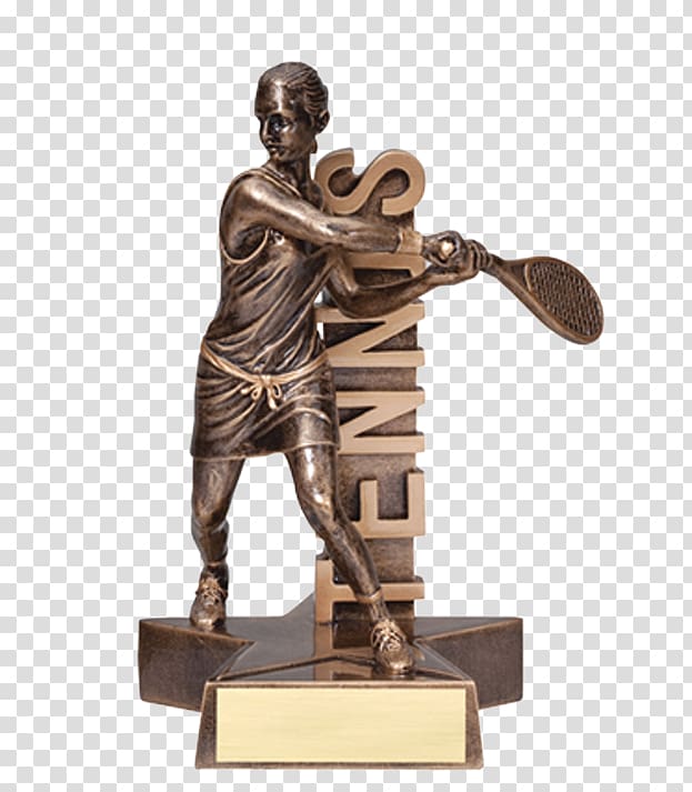 Trophy Tennis player Award Sports, Trophy transparent background PNG clipart